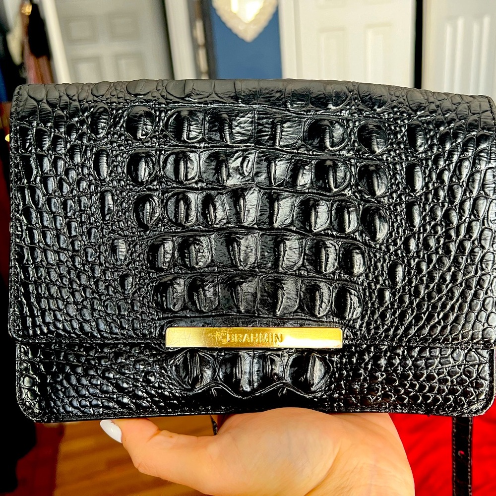 Beautiful Black Brahmin Crossbody
